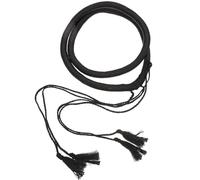 UKCOCO Bandeau Turban Arabe Homme en Pu Noir, Design Ajustable et Facile à Porter, Accessoire Pratique pour Foulard de Dubaï et Tenue du Moyen-orient