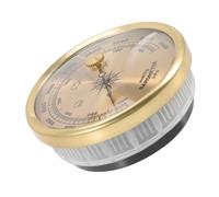 UKCOCO Baromètre Anéroïde D'intérieur à Cadran Réglable pour Maison, Thermomètre Mural Multifonction, Instrument Météorologique Portable sans Liquide, Outil de Mesure Pression