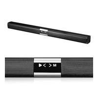 UKCOCO Barre de Son Surround sans Fil pour TV, Barre de Son Portable pour Pc Et Projecteur, Enceinte Audio Home Cinéma avec Amplification des Basses, Enceinte Multimédia Compacte