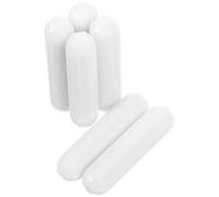 UKCOCO Barres Agitateur Magnétique en Ptfe Blanc 6pcs pour Laboratoire Chimie et Pharmacie, Solution pour Mélangeur Magnétique Polyvalent