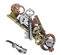 UKCOCO Barrette Épingle à Cheveux Steampunk Rétro en Métal Électroplaqué Finition Brossée, Accessoire Cheveux Gothique Vintage pour Cosplay et Usage Quotidien, Pince Cœur corative