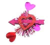 UKCOCO Barrettes à Cheveux pour Petites Filles Mini Barrettes à Paillettes en Plastique et Feutre Forme Cœur Accessoires Cheveux Fille et Adolescentes Fêtes D'anniversaire et Mariage