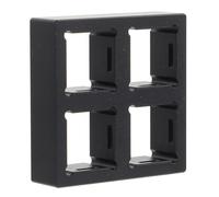 UKCOCO Base de Testeur pour Clavier Mécanique Compact en Aluminium, 4 Emplacements pour Test Simultané, Accessoire Essentiel pour Test de Switch Clavier Gaming