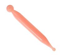 UKCOCO Bâton de Massage en Résine Rose pour Points D'acupuncture, Outil Multifonction pour Massage Corporel, Tige D'acupression Portable, Masseur de Points Trigger pour Bien-relaxation