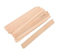 UKCOCO Bâtonnets en Bois pour Loisirs Créatifs Tie-dye - Lot de 100 Bâtonnets Plats de 14 Cm - Fournitures pour Peinture, Artisanat, Kit Teinture pour Activités Manuelles la Maison