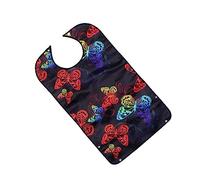 UKCOCO Bavoir Adulte Lavable et Réutilisable Protection Vêtements pour Personnes Âgées Tablier Taches pour Repas et Assistance Alimentaire pour Seniors et Adultes Situation de Handicap