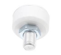 UKCOCO Bloc de Bloc pour Patins à roulettes Double Rangée Accessoire de Système de Frein Résistant à Usure Tête de Frein Caoutchouc Haute Élasticité Stopper Orteil Compatible