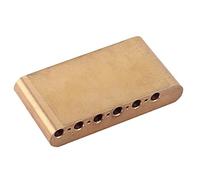 UKCOCO Bloc de Trémolo Laiton pour Guitare Compatible Mim Remplacement Durable sans Modification Facile à Installer Adapté Classic Player et Classic Vibe