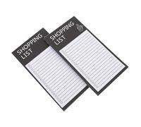 UKCOCO Bloc Notes Magnétique pour Courses Carnet de Planification Hebdomadaire Double Pad Aimanté pour Réfrigérateur Organiseur de Dachat Pratique