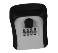 UKCOCO Boîte à Clés Sécurisée Murale Grise avec Code à Chiffres Boîte de Verrouillage Résistante Abs Coffret Clé Réinitialisable pour Maison Appartement et Bureau