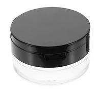 UKCOCO Boîte à Compacte Portable avec Tamis Matifiante Récipient Rechargeable Translucide pour Maquillage Féminin Rangement Cosmétique Pratique et