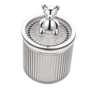 UKCOCO Boîte à Coton Tiges Forme Dours Porte Coton Tiges Décoratif de Bureau Récipient de Rangement Multifonctionnel pour Maison Design Élégant