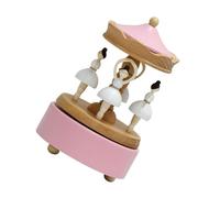 UKCOCO Boîte à Musique Ballerine Naturel avec Figurine Tournante pour Filles et Adultes Cadeau Romantique pour Anniversaires Mariages et Saint-Valentin