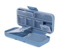 UKCOCO Boîte à Portable Multi-compartiments Étanche PP Organiseur Pratique pour Pharmacie de Voyage Rangement Sécurisé pour Pilulier Jours et Vitamines
