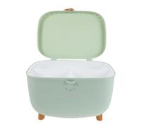 UKCOCO Boîte à Remède Vide Grosse Capacité 2 Niveaux en Plastique avec Plateau Amovible et Compartiments Multiples, Organisateur D’Armoire à Pharmacie Portable pour Rangement Familial