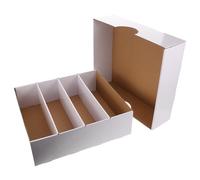 UKCOCO Boîte de Rangement Cartes de Jeu avec Compartiments Multiples Organiseur de Cartes Sportives Baseball Football Basket Séparateurs Inclus Grand Coffret Carton pour Collection