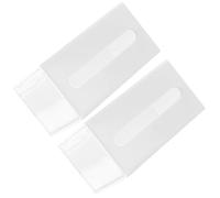 UKCOCO Boîte de Rangement Murale Blanche Accès Facile pour Salle de Bain et Chambre 2pcs Tiroirs Autocollants en Hips pour Petits Accessoires et Bijoux