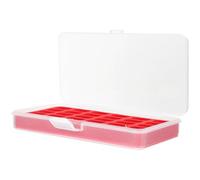 UKCOCO Boîte de Rangement Portable 30 Compartiments pour Canettes de Couture Plastique Robuste Éponge Intérieure Organiseur de Fils pour Accessoires de Couture à Domicile Couleur