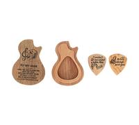 UKCOCO Boîte De Rangement pour Médiators De Guitare Étui à Médiators Élégant Boîte Accessoires De Guitare Pratique Et Facile à Transporter