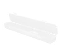 UKCOCO Boîte de Rangement pour Pinceaux Transparente Lot de 3 Plastique Solide Écologique Organisateur Multifonctionnel pour Pinceaux Aquarelle Stylos et Accessoires pour Bureau et