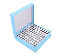 UKCOCO Boîte de Rangement pour Tubes Centrifugeuse Support Cryogénique pour Échantillons Laboratoire Coffre de Conservation pour Congélateur