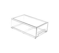 UKCOCO Boîte de Rangement Transparent pour Réfrigérateur Organiseur de Congélateur Bac à Tiroir 10L pour Fruits et Légumes Matériau Pet Pratique