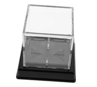 UKCOCO Boîte de Rangement Transparente pour Baseball Support Durable Poussière Exposant Pratique pour Collection et Affichage de