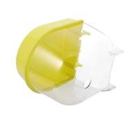 UKCOCO Boîte Perroquet Bain d'oiseau pour Perruche en Cage Perroquet Oiseau Jouets d'oiseaux pour perruches mangeoire pour Les Oiseaux Petit Bain d'oiseaux Abdos Jaune