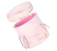 UKCOCO Boîte Ronde en Carton pour Fleurs avec Couvercle, Jardinière Élégante et Lumineuse, pour Décoration et Rangement un Espace de Travail ou Jardin