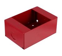 UKCOCO Boîtier de Bouton d Alarme Incendie Rouge en Métal Installation Facile et Design Multifonctionnel pour Bureau et Installations DIY