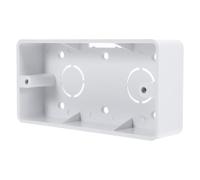 UKCOCO Boîtier de Prise Murale Standard Plastique Montage Saillie pour Interrupteurs et Prises Installation Rapide pour Gestion Électrique Domestique