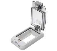 UKCOCO Boîtier Disjoncteur Étanche Transparent avec Fenêtre Observation Voies Protection Antipoussière et Anticorrosion Ouverture avec Fermeture Automatique Installation Facile pour