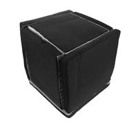 UKCOCO Boîtier Insonorisant en Mousse Noire Épaisse 28X25 CM pour Pompe à Eau Surpresseur Couverture Antibruit Compacte Résistante à L’Humidité pour Générateur Isolation Acoustique