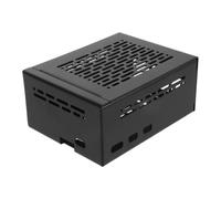 UKCOCO Boîtier SSD pour 5, boîtier métallique Noir pour 5 | Boîtier SSD M.2, boîtier supérieur de protection NVMe pour SSD, métallique compatible avec Raspberry Pi 5, pour disque