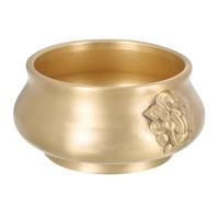 UKCOCO Bol Décoratif en Laiton Or de Corne D'abondance pour Favoriser la Prospérité, Multi-fonctionnel, Décoration Intérieure Délicate et Significative