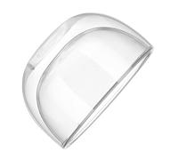 UKCOCO Bol en Verre Borosilicaté Transparent Résistant la Chaleur, Bol Ménager Double Paroi 1,2 L pour Salade, Fruits et Dessert, Vaisselle Polyvalente pour Maison et Restaurant