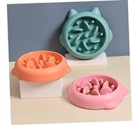 UKCOCO Bol pour Chien Mangeoire Puzzle pour Races Évite Étouffement et Obésité Antidérapant et Facile à Nettoyer Couleur Verte