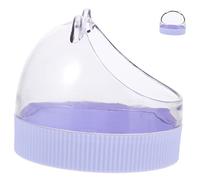 UKCOCO Bol Suspendu Acrylique pour Hamster et Petit Animal Écuelle Transparente pour Nourriture et Eau Accessoire Chinchilla et Rat Confort et Praticité pour Repas des Animaux