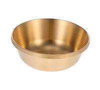 UKCOCO Bol Tibétain Épais Poli pour Offrandes Bouddhistes Récipient Rituel pour Eau et Décor Bol Polyvalent pour Temple et Espace Zen