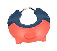 UKCOCO Bonnet De Bain Bébé Réglable Chapeau De Bain Garçon Et Filles Chapeau De Shampoing Anti-reflux En Pp Bord Élargi Protection Yeux Et Oreilles Taille Unique Couleur Rouge