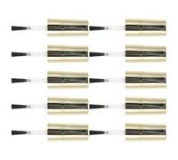 UKCOCO Bouchons de Rechange with Brosse à Poils Doux en Plastique 10pcs for Salons de Manucure and Usage Domestique pour Flacons de Vernis à Ongles