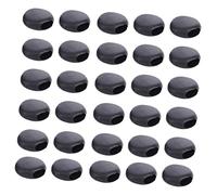 UKCOCO Boucle De Masque Réglable Plastique Noire 500 Pièces Lot Bouton Antidérapant Pour Masque Réglage Cordon Usage Multifonction Domestique Voyage