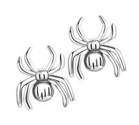 UKCOCO Boucles D'oreilles Araignée Féminines En Argenté 925 Légères Et Sculptées, Bijoux D'halloween Gothiques Pour Femmes, Accessoires Insecte Pour Costume Festif, Taille Petite