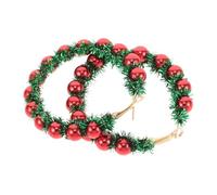 UKCOCO Boucles Oreilles de Pendentifs Sapin et Clochettes Boucles Oreilles Pendantes Festives pour Femmes pour Fêtes et Décorations Sapin