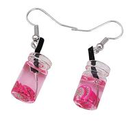 UKCOCO Boucles Oreilles Pendantes Créatives Fruit Dragon Femme Bijoux Fantaisie Durables Style Original pour Fête et Quotidien