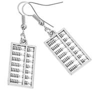 UKCOCO Boucles Oreilles Pendantes Femme Abaque Légères et Originales Bijoux Mode pour Filles et Femmes Cadeau Mathématiques