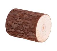 UKCOCO Bougeoir Bois Rustique Support De Chandelier Souche De Bois Photophore Pour Bougies Chauffe-plat