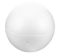 UKCOCO Boule de Mousse Blanche Lisse Balle DIY Ronde Creuse pour Décoration Mariage Noël et Saint Valentin Artisanat Fête et Pratique