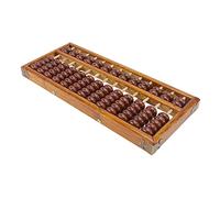 UKCOCO Boulier Éducatif Bois Perles pour Garçon Fille Outil Apprentissage Mathématique Pratique et Abacus Traditionnel Chinois pour Compter et Calculer
