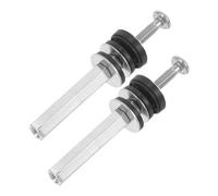 UKCOCO Boulons de Réservoir de avec Joint Caoutchouc Kit de Remplacement pour Couvercle de Toilette Installation Facile et Durable Aux Fuites Usure